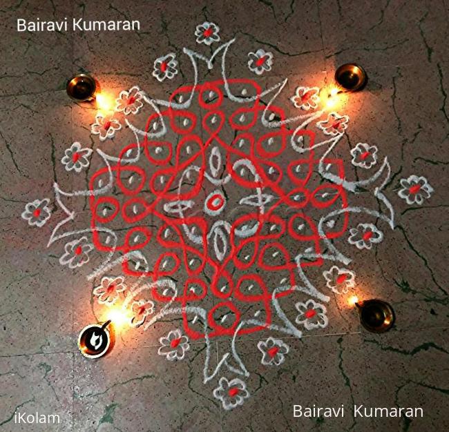 Rangoli: Kaarthigai kolam