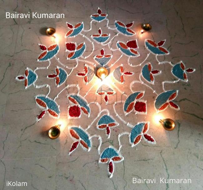 Rangoli: Kaarthigai kolam