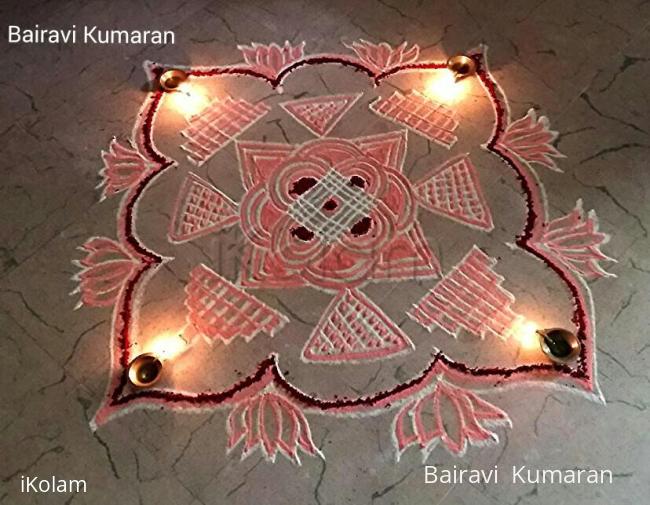 Rangoli: Kaarthigai kolam