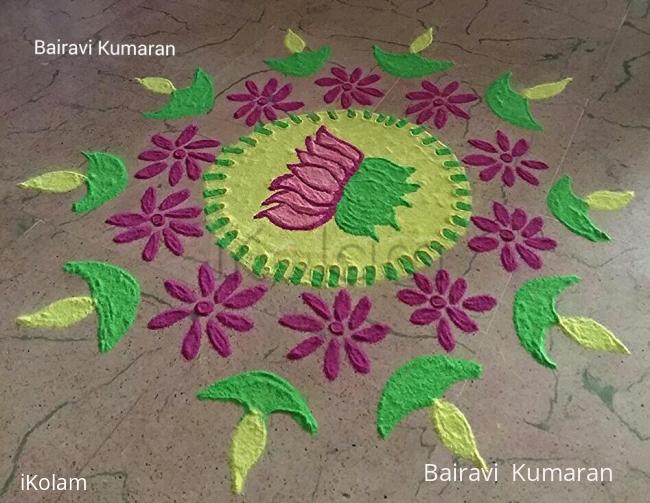 Rangoli: Kaarthigai kolam