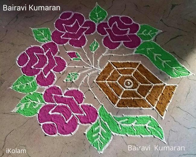 Rangoli: Maargazli kolam day 2