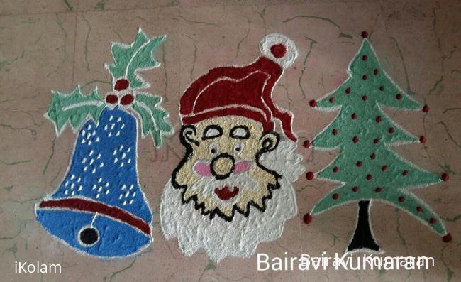 Rangoli: Christmas kolam