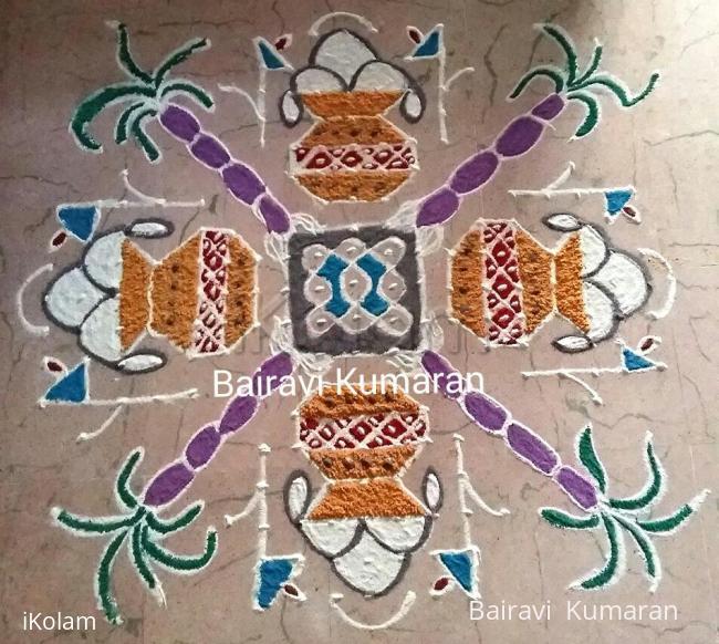 Rangoli: Pongal rangoli 