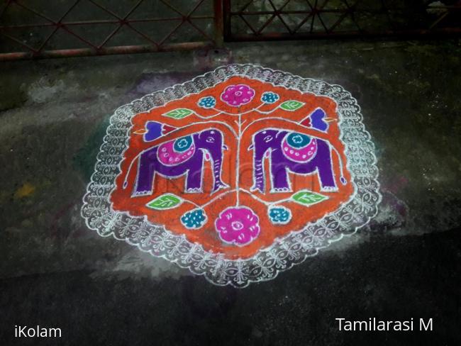 Rangoli: MARGAZHI KOLAM 09-01-2017