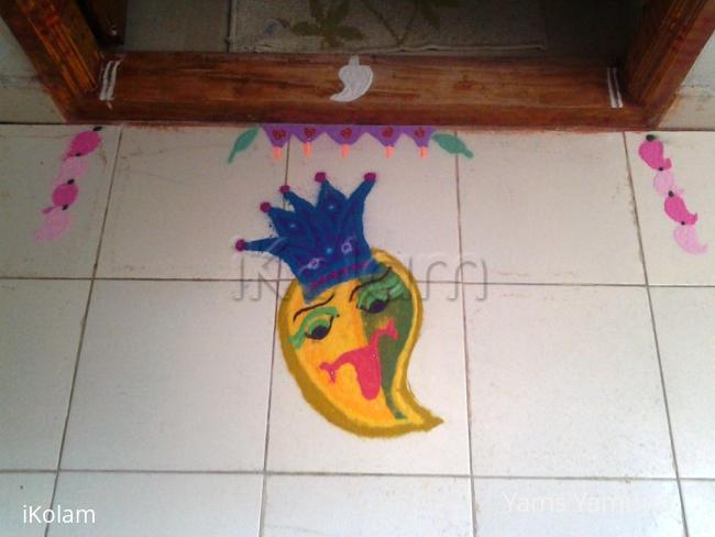 Rangoli: King of the Fruits!!