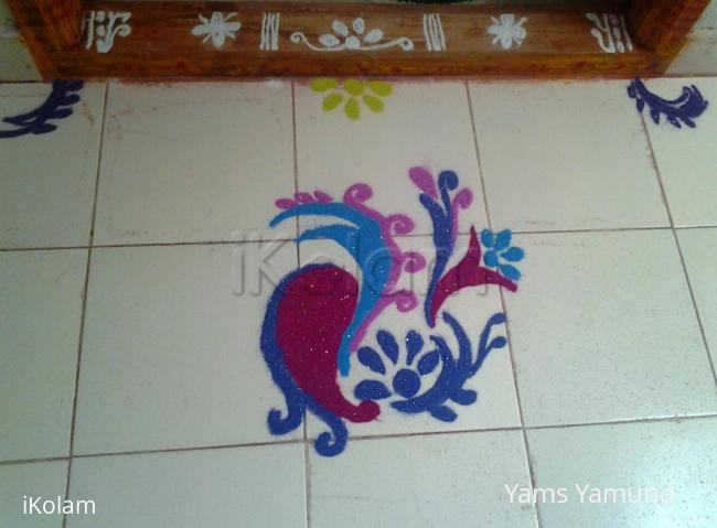 Rangoli: freehand rangoli