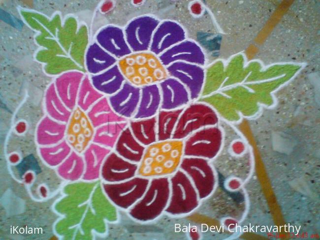 Rangoli: Flower Kolam