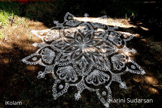 Rangoli: freehand