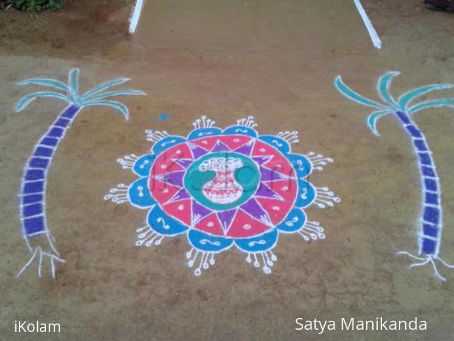 Rangoli: Pongal pot