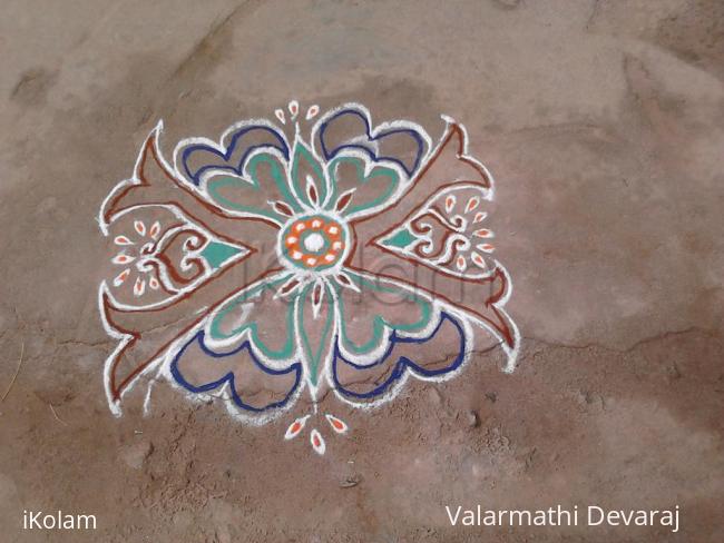 Rangoli: butterfly