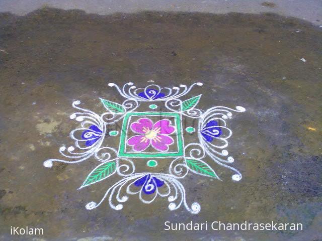 Rangoli: freehand rangoli