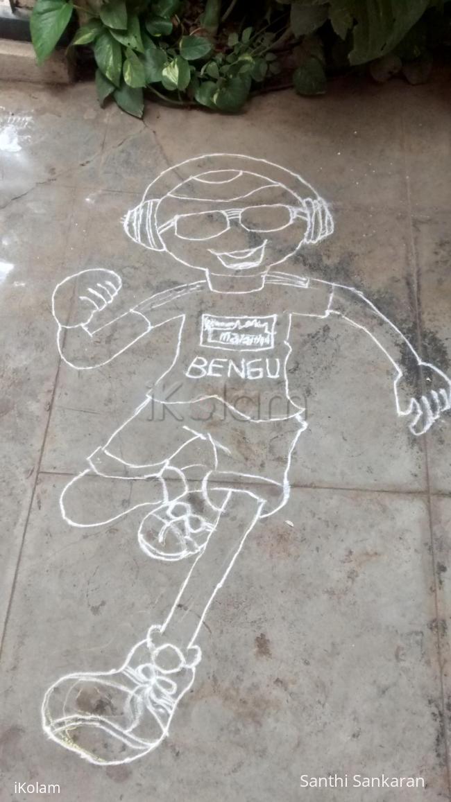 Rangoli: cartoon