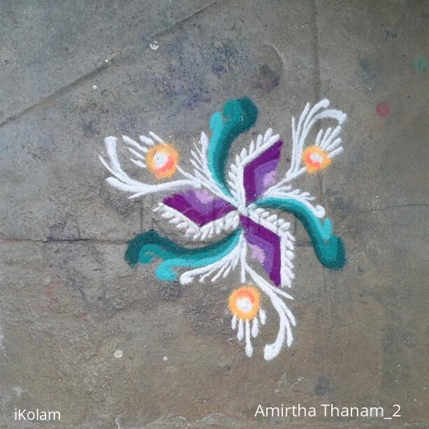 Rangoli: simple kolam