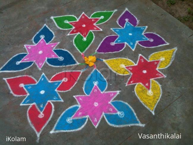 Rangoli: new year kolam