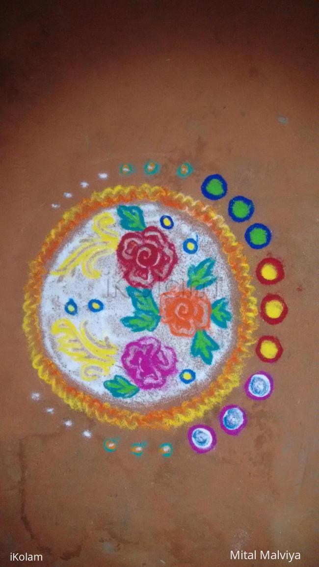 Rangoli: freehand