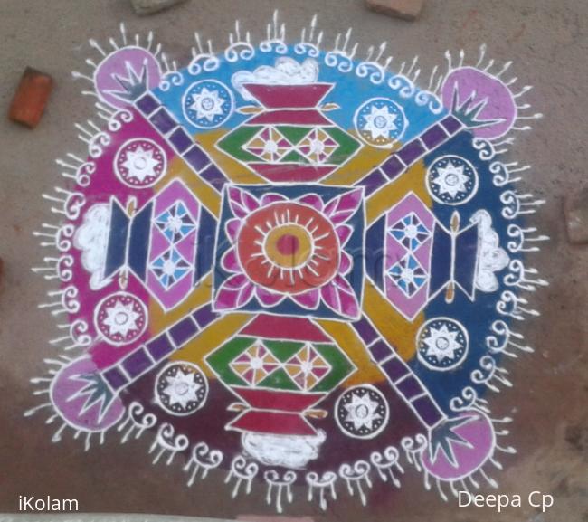 Rangoli: pongal rangoli-4