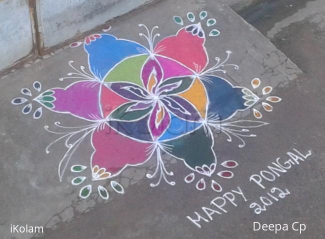 Rangoli: pongal rangoli-1