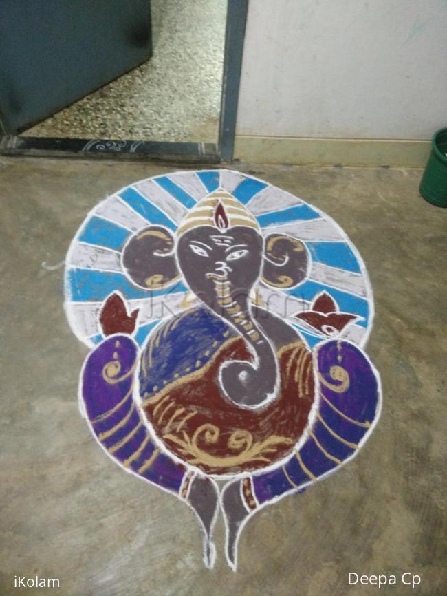 Rangoli: Ganesha