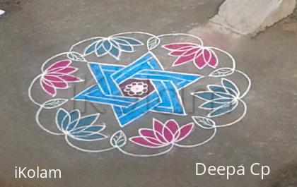 Rangoli: margazhi kolam