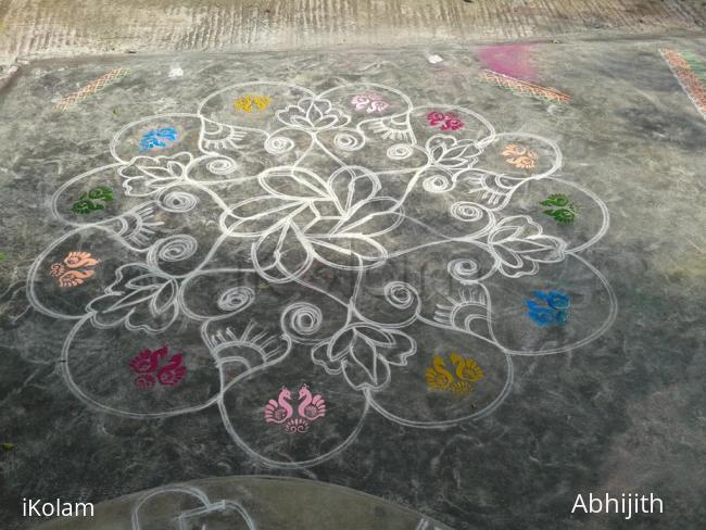 Rangoli: Freehand  rangoli