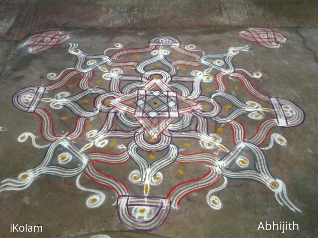 Rangoli: Friday kolam