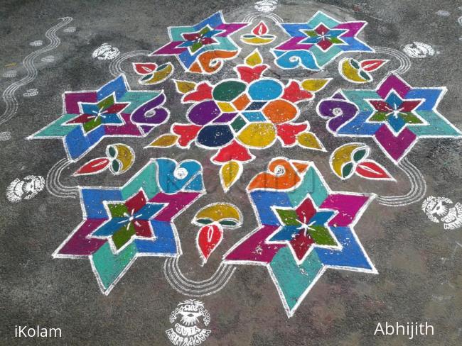 Rangoli: New year 2015