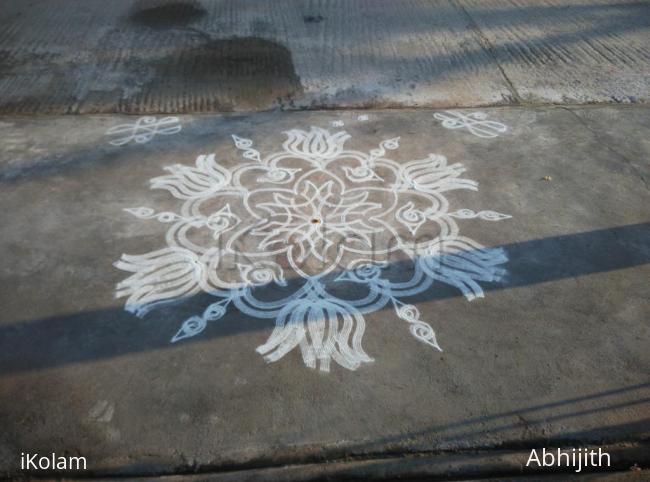 Rangoli: Homework rangoli version