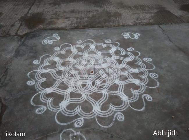 Rangoli: Star rangoli