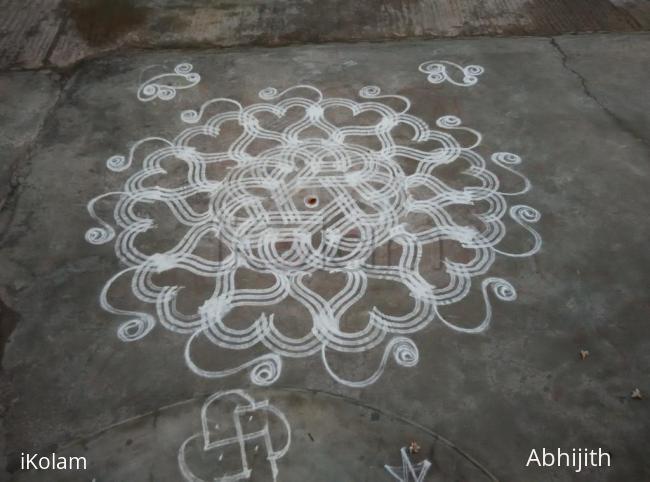 Rangoli: Freehand  rangoli