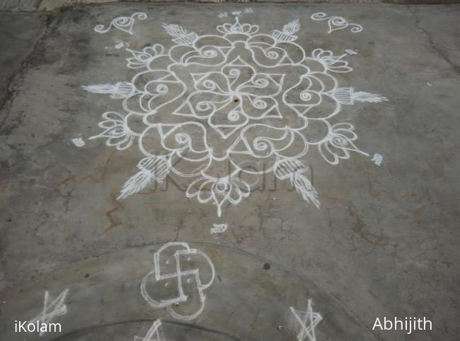 Rangoli: Sangu kolam