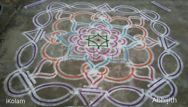 Rangoli: Friday kolam