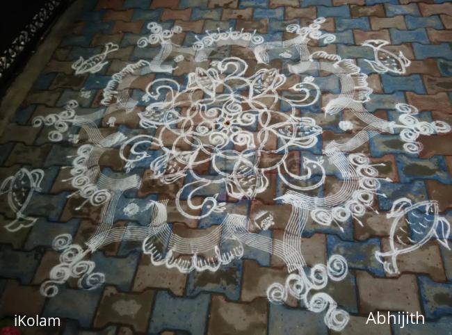 Rangoli: Fusion kolam