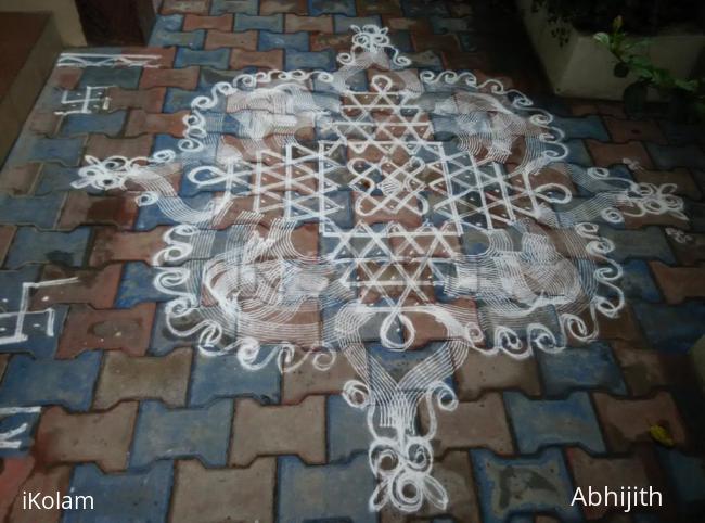 Rangoli: Chikku rangoli 