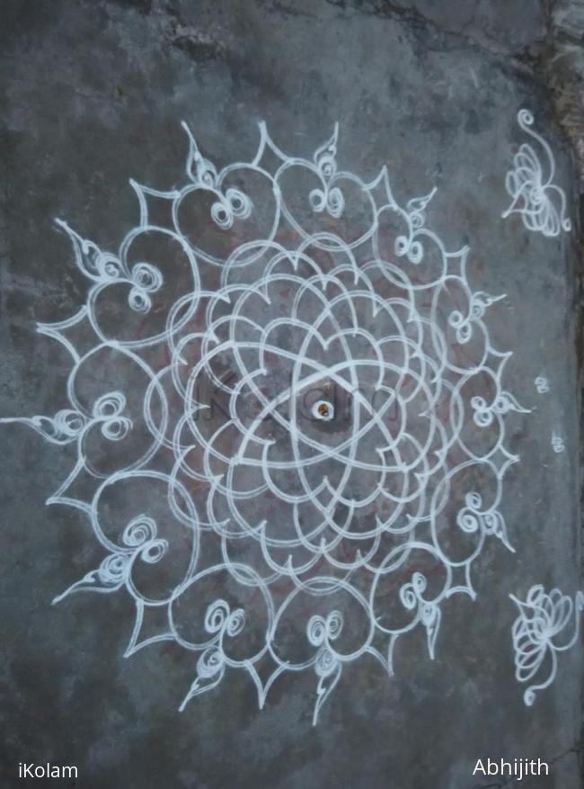 Rangoli: Free hand  rangoli 