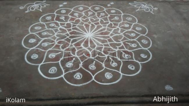 Rangoli: Simple rangoli 