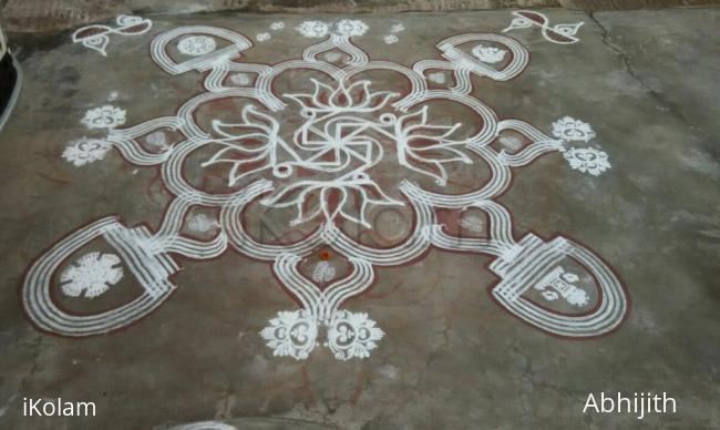 Rangoli: Chitra pournami 