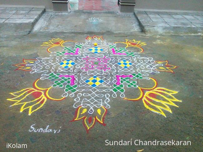 Rangoli: margazhi day 8