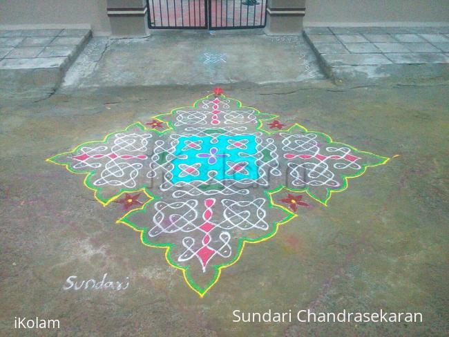 Rangoli: margazhi day 14