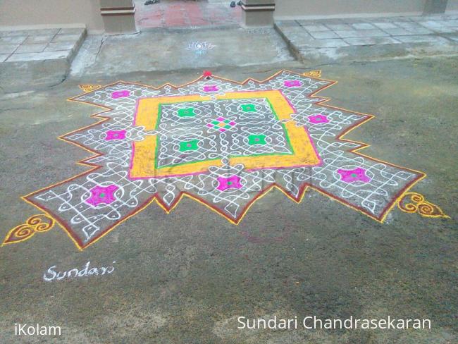 Rangoli: matgazhi day 15