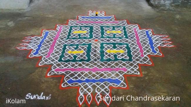 Rangoli: Margazhi day 9