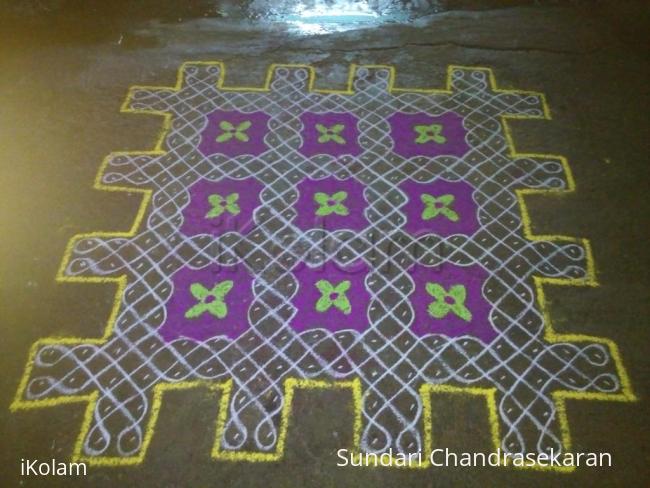 Rangoli: chikku kolam