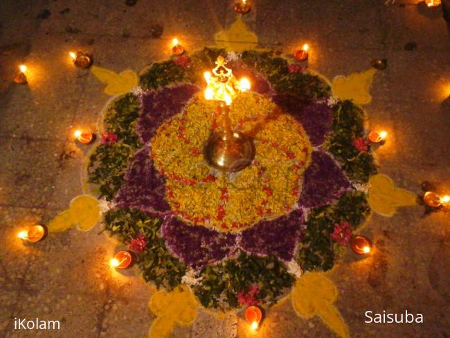 Rangoli: Deepam karthigai special