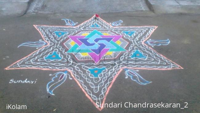 Rangoli: margazhi day 10