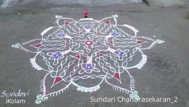 Rangoli: margazhi day 14