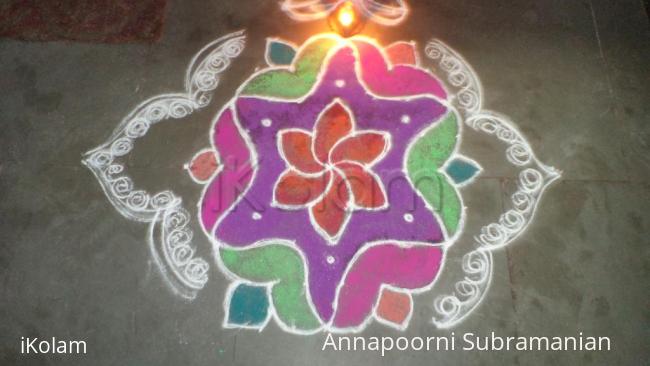 Rangoli: a simple dotted rangoli