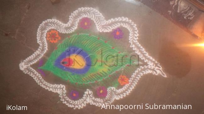 Rangoli: free hand rangoli