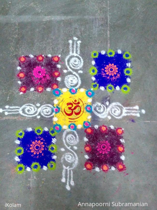 Rangoli: margazhi kolam