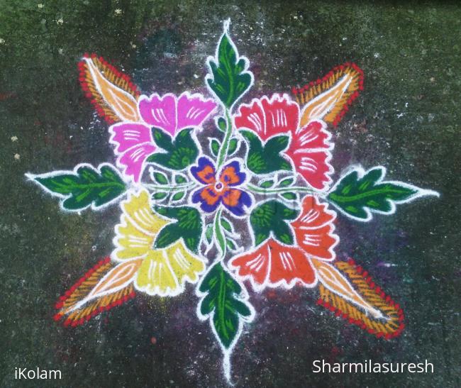 Rangoli: margazhi kolangal