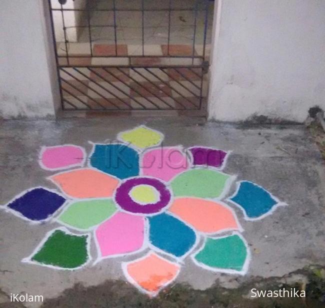 Rangoli: Flower Rangoli