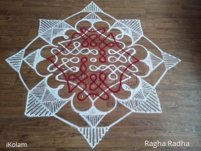 Rangoli: 18.4.18 AKSHYA THRUTHEEYAI WISHES -RANGOLI